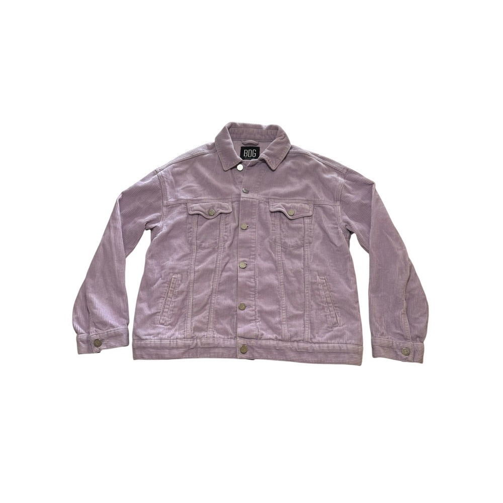 BDG Urban Outfitters Purple Corduroy Trucker Jacket Women Medium Lavender